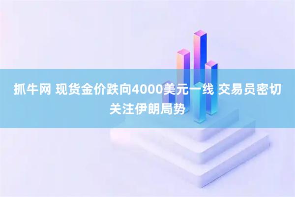 抓牛网 现货金价跌向4000美元一线 交易员密切关注伊朗局势